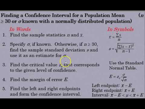 6.1 Confidence Intervals (Large Sample)