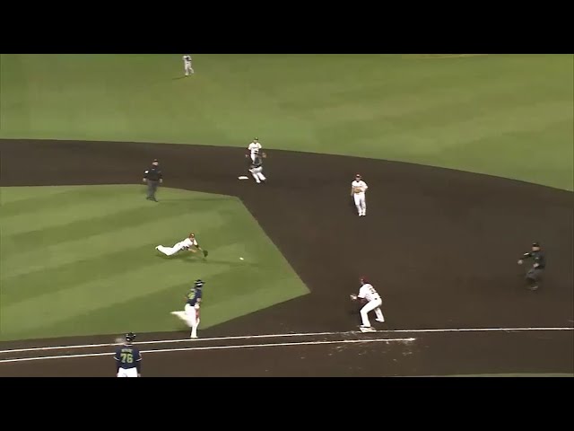 【3回表】全力プレー!! イーグルス・福山が執念の守備で得点を許さず!! 2016/6/8 E-S