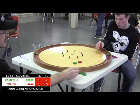 2019 Hamilton Crokinole - Walsh v Campbell