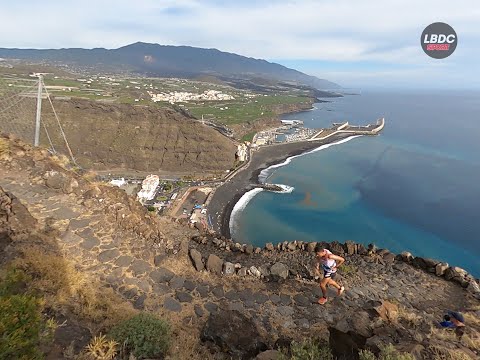Subida Vertical Transvulcania 2024. Daniel Osanz rebasa a Óscar Basantes
