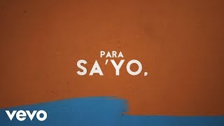 Juan Karlos Labajo - Para Sa 'Yo (lyric video)