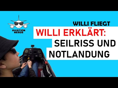 Segelfliegen: Seilriss und Notlandung aus geringer Höhe (Ropebreak and Emergency Landing - Drill)