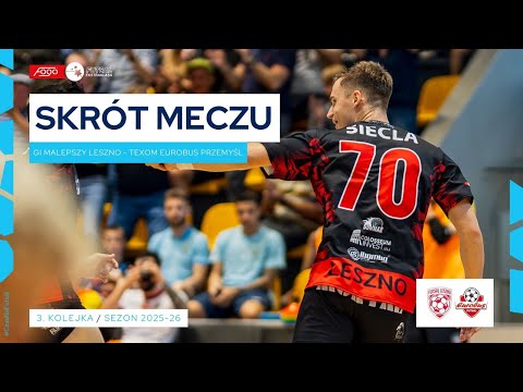 GI Malepszy Leszno - Texom Eurobus Przemyśl 3:2 | SKRÓT | 3. kolejka (2025/26)