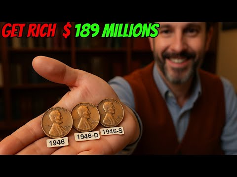"1946 Wheat Pennies Worth Thousands? What Makes 1946, D & S Cents So Special!" Lincoln wheat cents,