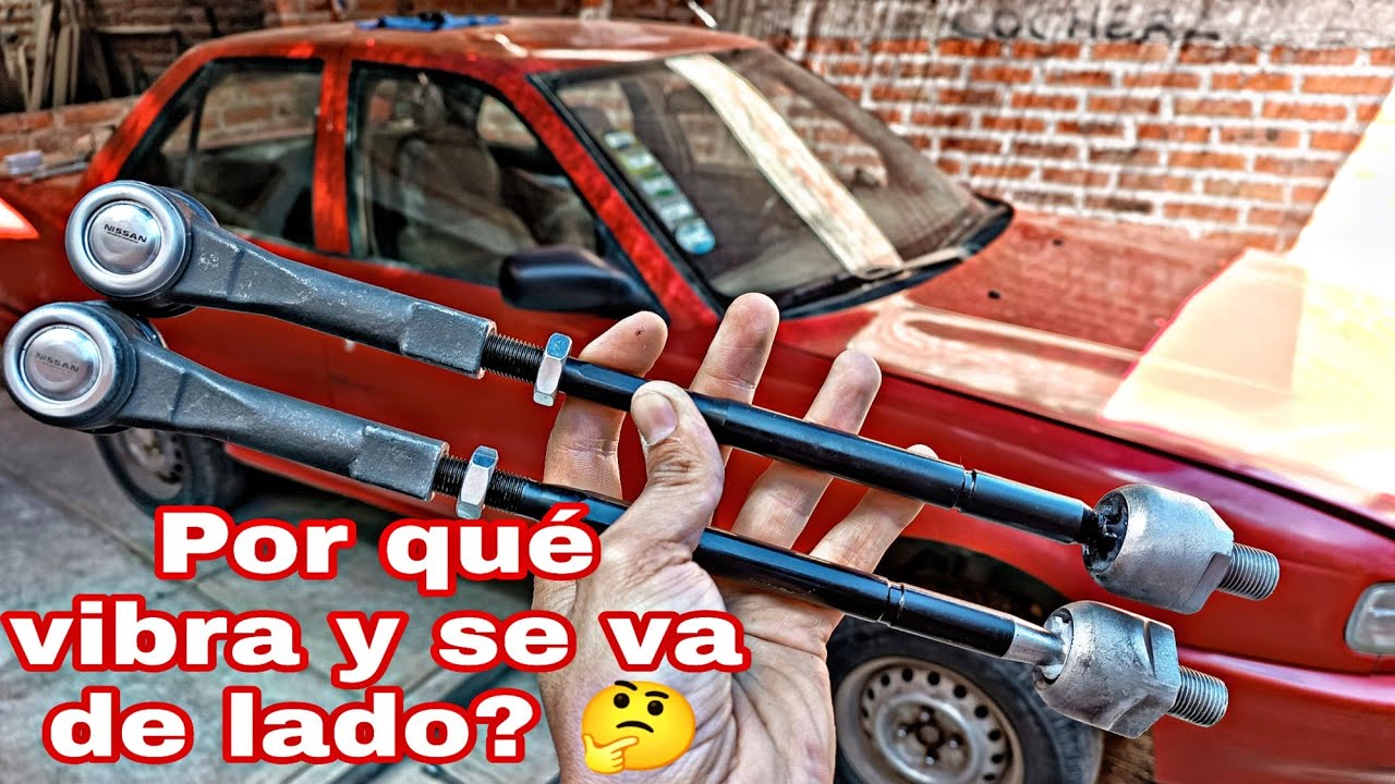 Como cambiar bieletas y terminales de dirección🤔 Nissan Tsuru 3