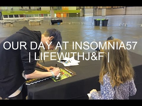 Our day at Insomnia57 and Meeting DanTDM | LIFEWITHJ&F