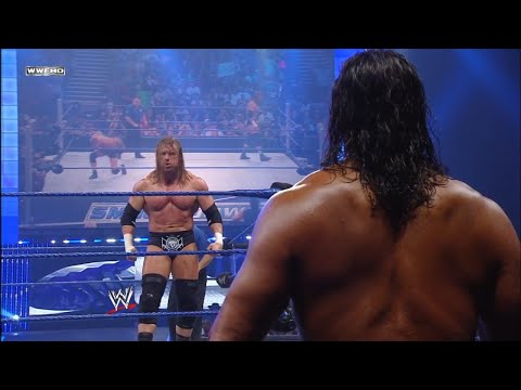 Triple H vs Kenny Dykstra + Triple H Confronts The Great Khali: WWE SmackDown August 15, 2008 HD