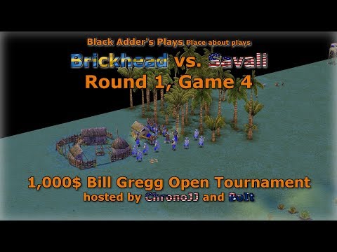Bill Gregg Open Tournament, R1 - Brickhead vs. Savali, Game 4 - Age of Mythology: The Titans