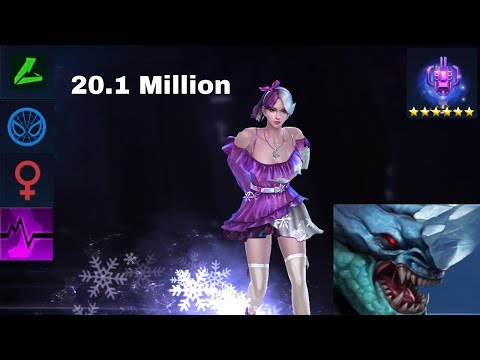 Luna Lilac 20.1 Million (Brilliant Rage) | Speed Hero Female ABX Paralysis - Marvel Future Fight