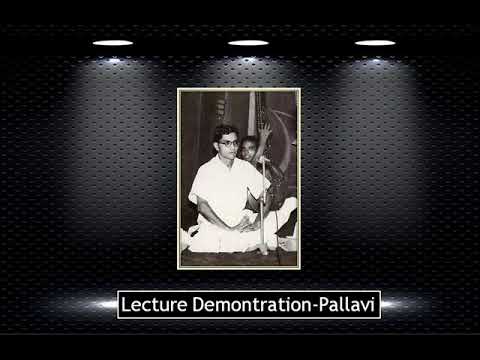 Prof. T. R. Subramaniam - Lecture Demontration  - Pallavi