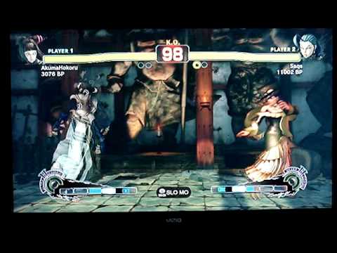SSF4: AkumaHokoru (Juri) vs Saqs (Rose) - GAF XBL 3 vs 3 Team Tourney - Set 1