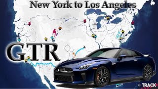 The Crew 2 - New York to Los Angeles Road Trip | Nissan GTR