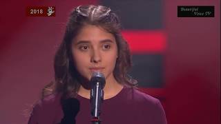 Kamilla. &#39;Je Veux Vivre&#39;. The Voice Kids Russia 2018.