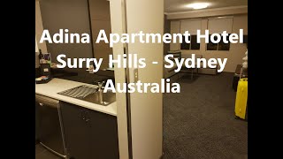 Adina Apartment Hotel -  Surry Hills - Sydney - Australia - Room Tour