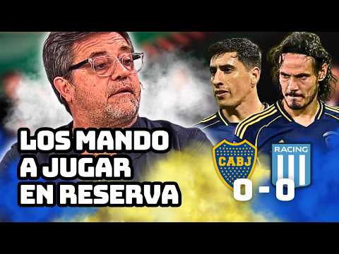 ⚠️ Caruso targeted the forwards - Boca 0 Racing 0 and boos for Cavani