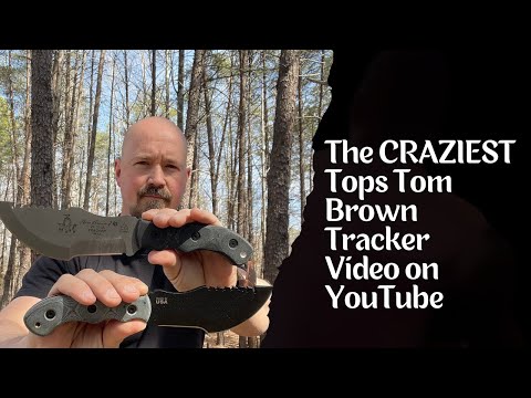The CRAZIEST Tops Tom Brown Tracker Knife Video on Youtube
