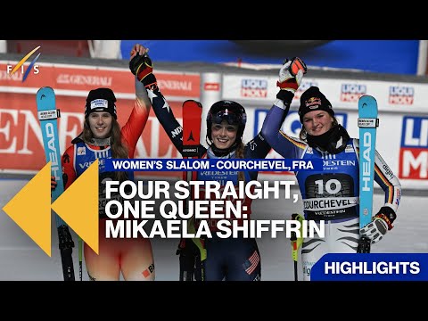 Four Straight, One Queen: Mikaela Shiffrin | Highlights | FIS Alpine
