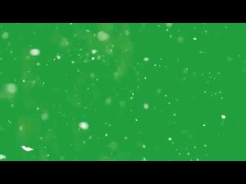 Snow Green Screen Effect (Real Snow)