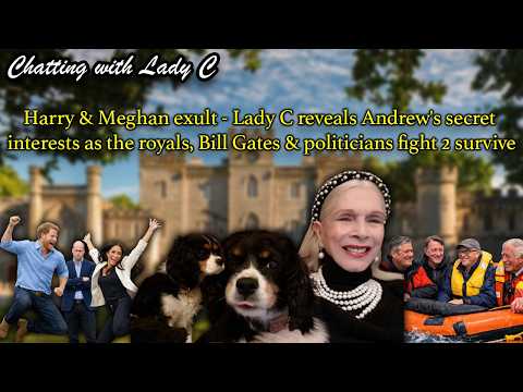 Harry & Meghan exult in Andrew's disgrace as the royals, Bill Gates & politicians fight 2 survive
