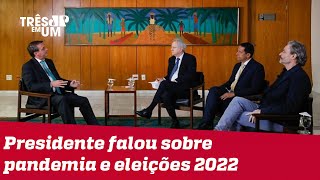 Comentaristas do 3 em 1 falam sobre entrevista exclusiva de Bolsonaro ao ‘Direto ao Ponto’