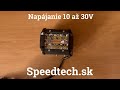 LED pracovné svetlo - biele 8x3W / oranžový Predátor 7x3W LED / 10-30V / ECE R10 (96x79x50mm) - Video Youtube