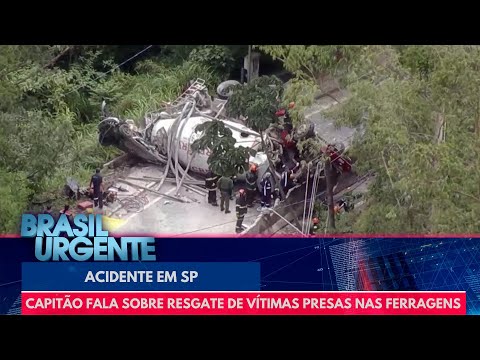 Capitão fala sobre resgate de vítimas presas nas ferragens em acidente em SP | Brasil Urgente