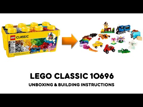 LEGO CLASSIC 10696 ideas Unboxing and Building instructions The Best Starter Set