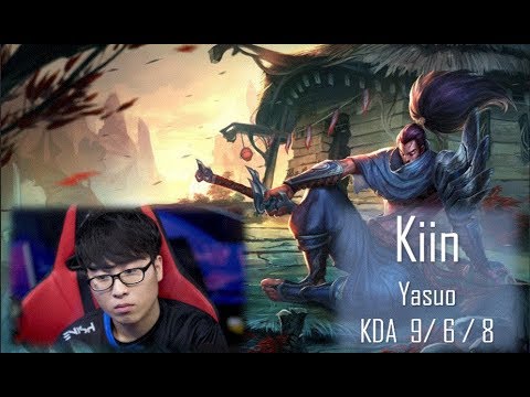 AFS Kiin - Yasuo Top Lane : Yasuo Highlights (vs Rather,Newt ; with Swordart)