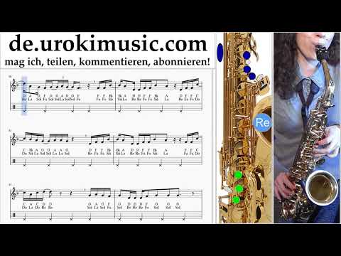 Saxophonunterricht Tenor Martin Garrix feat Khalid - Ocean Noten Lernen um-i995