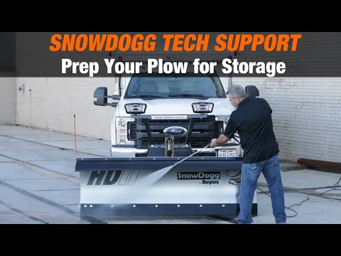 SnowDogg Tech Support: Prepping Your Snow Plow for Summer Storage