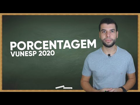 QUESTÃO VUNESP 2020 - PORCENTAGEM - Prefeitura de Sorocaba