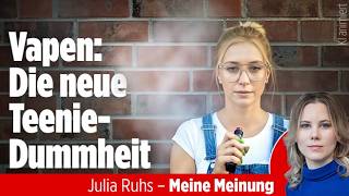 Teenie-Generation raucht mehr: „Ich finde es richtig bescheuert!“ | Julia Ruhs – Meine Meinung