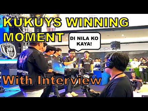 KUKUYS WINNING MOMENT LIVE IRL REACTION + INTERVIEW