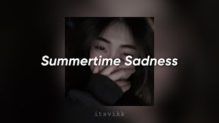 Cover art for Summertime sadness