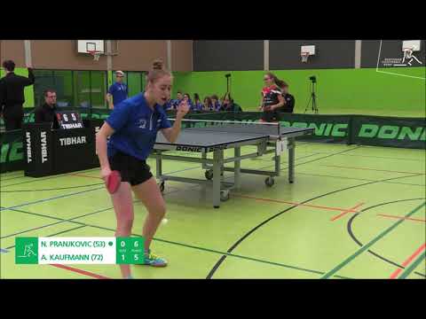 Naomi Pranjkovic - Annett Kaufmann I Finale Einzel - Deutsche Meisterschaften Schüler/innen 2019