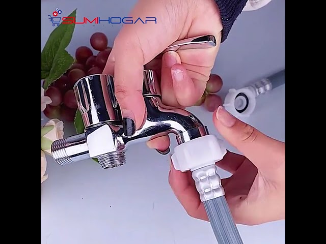 Vídeo relacionado con Tubo de entrada de agua fría para lavadoras o lavavajillas, Toma 3/4 hembra Manguera para Lavadora y Lavavajillas fabricado en polibutileno a rosca estándar:DN 20, 26,9 mm. (1,5 metros)