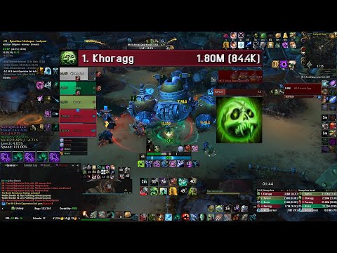 S4 Mechagon Junkyard 22++ | 22k Overall Unholy DK Pov | World of Warcraft