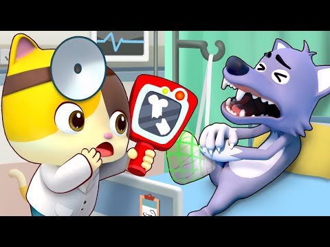 Capa de O Lobo se Machucou | Canção de Doutor | Historinhas e Músicas Infantis | BabyBus Português