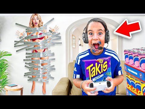 LITTLE BOY survives 24 hours with the WORST MOTHER in the WORLD! 😱