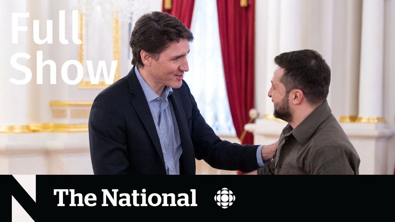 CBC News: The National | Trudeau visits Ukraine, Mother's Day, Kids in the Hall