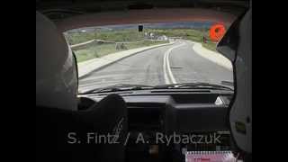 preview picture of video 'Fintz / Rybaczuk ( Renault 19 ) 1 KJS Bielawa 15.08.2014  ( Onboard )'