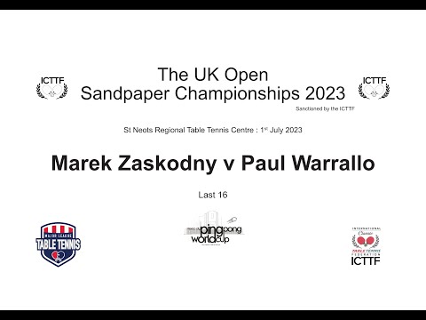 Marek Zaskodny v Paul Worrallo  UK Open Sandpaper Championships 2023