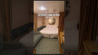 Liberty Of The Seas Interior Cabin Tour🛳️#libertyoftheseas #cruisetips #royalcaribbean #cruisetour