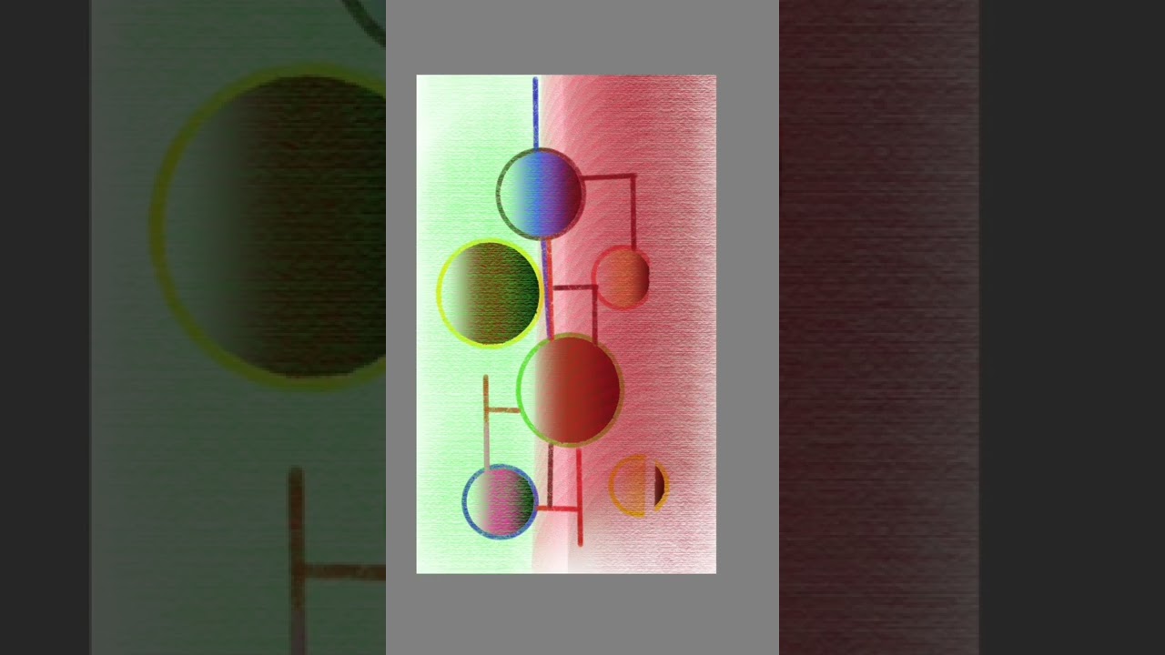 Abstract geometric shapes/satisfying/ abstract digital art