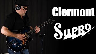 Video thumbnail for Supro Clermont Semi-Hollowbody Guitar Official Demo by Matt Smith Surf Instrumental Spy Music by SuproUSA