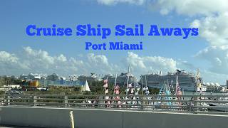Sunday Sail Aways from Port Miami!