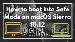 How to boot into Safe Mode on macOS Sierra 10.12  | VIDEO TUTORIAL