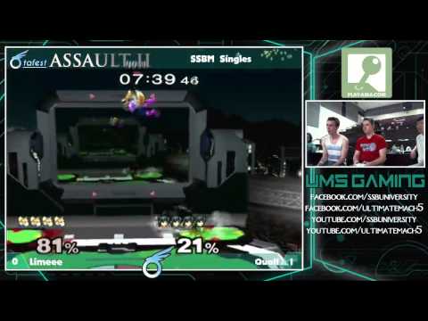 Otafest: Assault II - Quaff (Marth) vs FTS| Limeee (Fox)