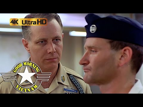 Good Morning Vietnam  Adrian Meets Lt Haulk And Sgt Major Dickson And The Twins 4K HDR