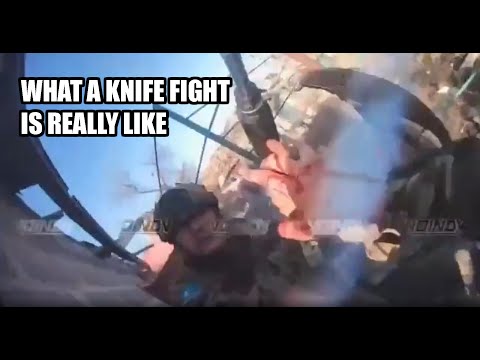 Knife Fighting Expert Analyzes Fight Between Ukrainian and Russian